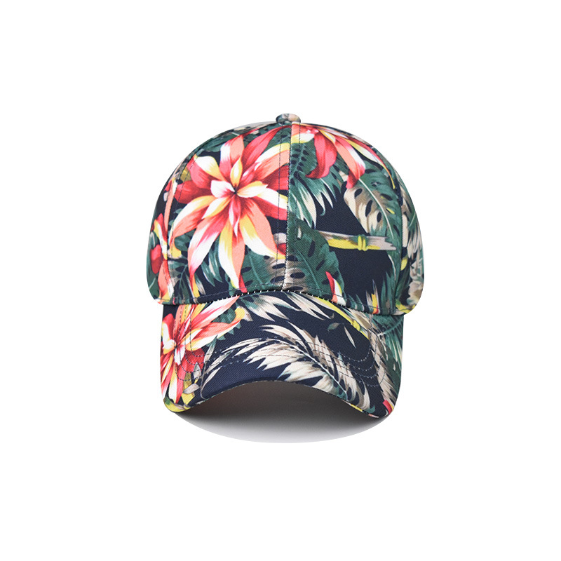 2021 European and American hip-hop personality seven-color tie-dyed baseball caps for men and women, dazzling cross-border fashion spring and autumn dust-proof and sun-proof caps Specification image