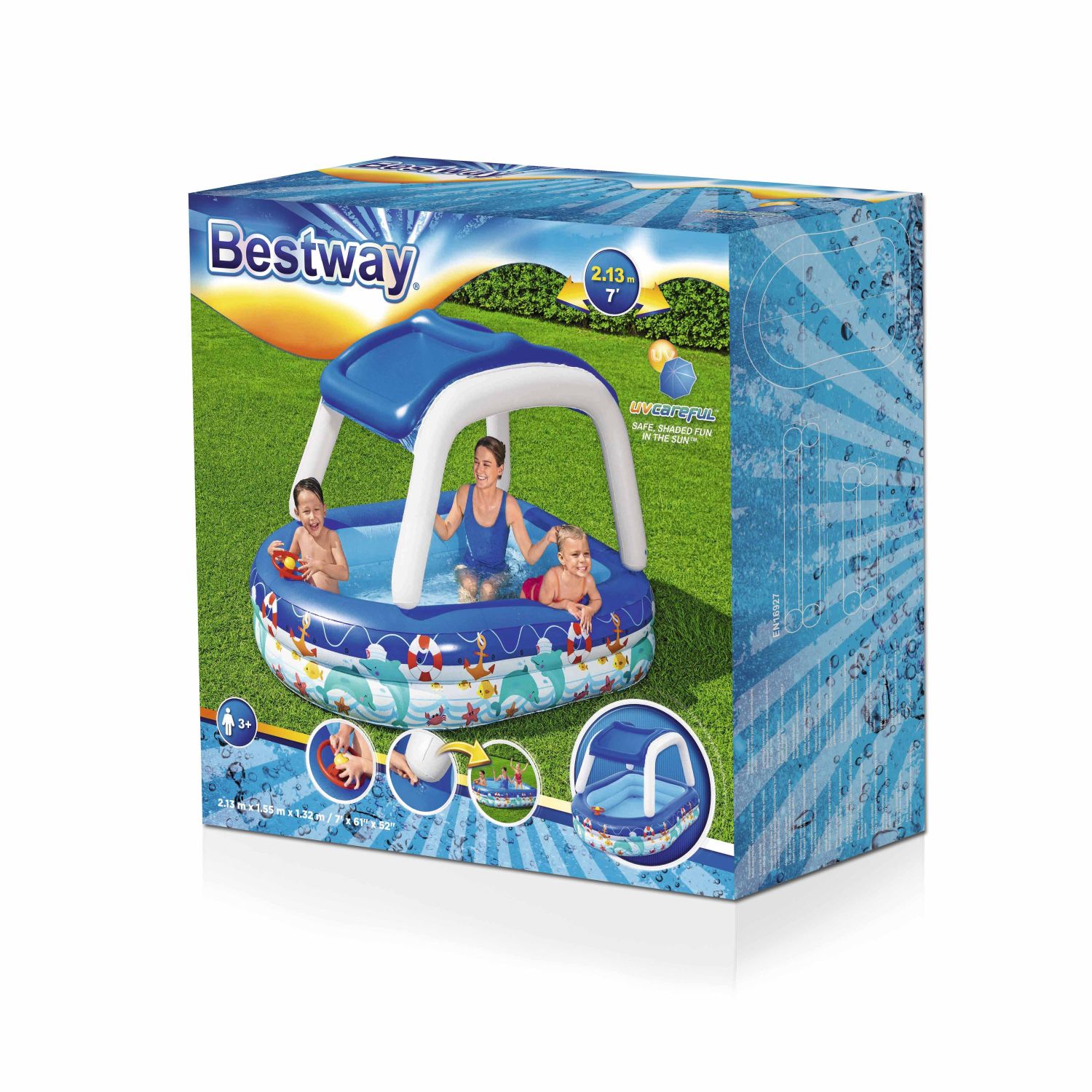 Be stway54370船型遮阳棚水池