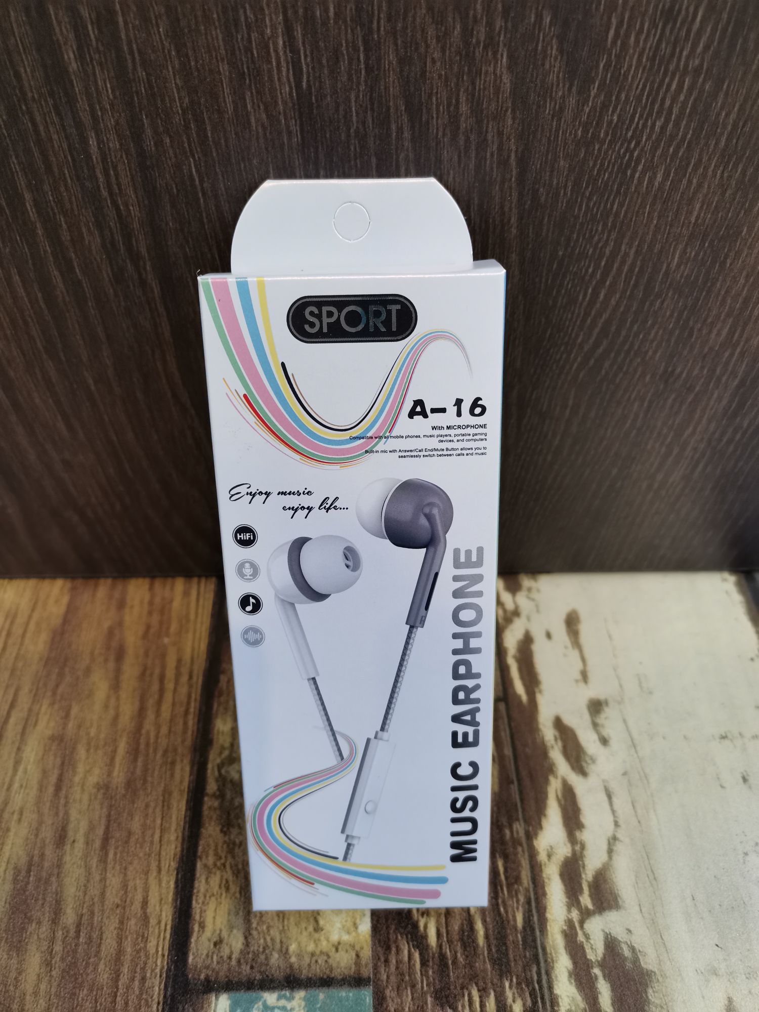 Guangdong Suoge brand A-16 mobile phone headphones, in-ear headsets, MP3 earbuds, wired headphones, small headphones, fashionable and creative products Specification image