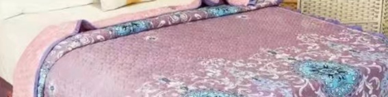 水晶绒四件套细节图