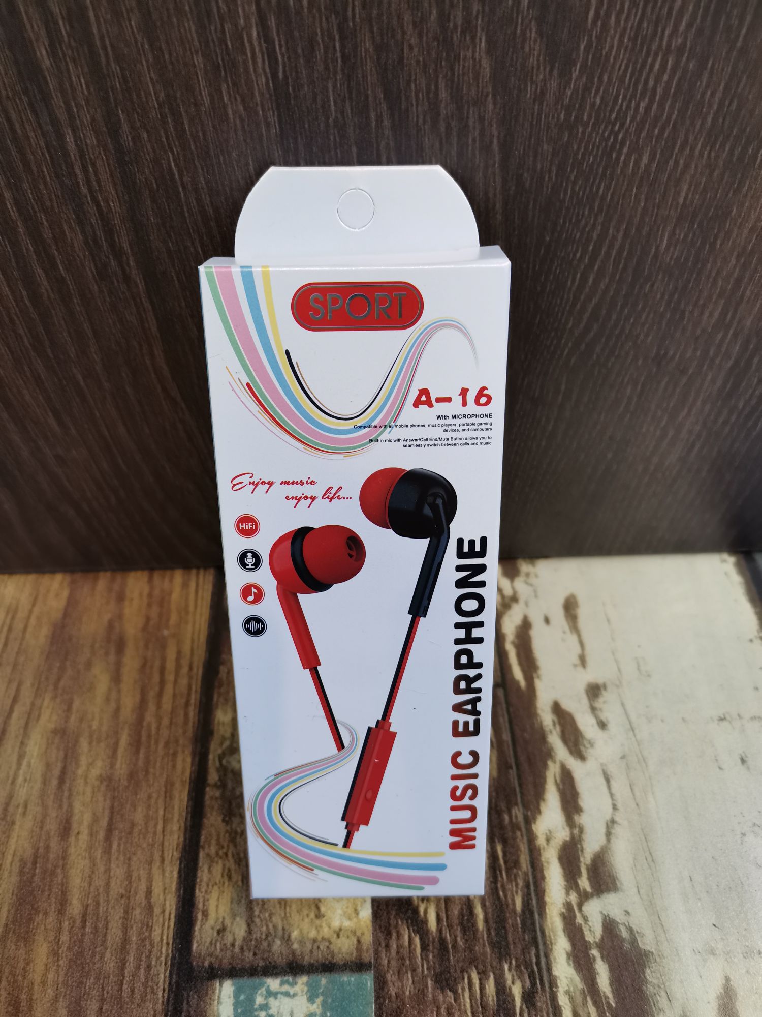 Guangdong Suoge brand A-16 mobile phone headphones, in-ear headsets, MP3 earbuds, wired headphones, small headphones, fashionable and creative products details Picture