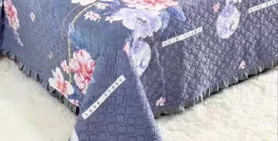 水晶绒四件套细节图
