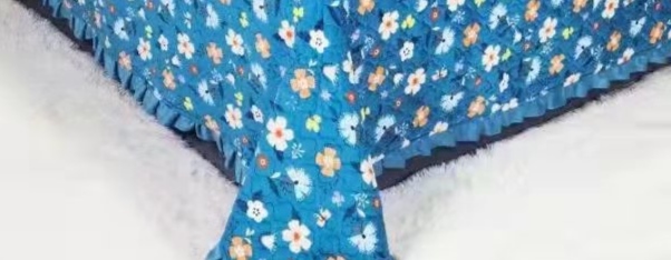 水晶绒四件套细节图