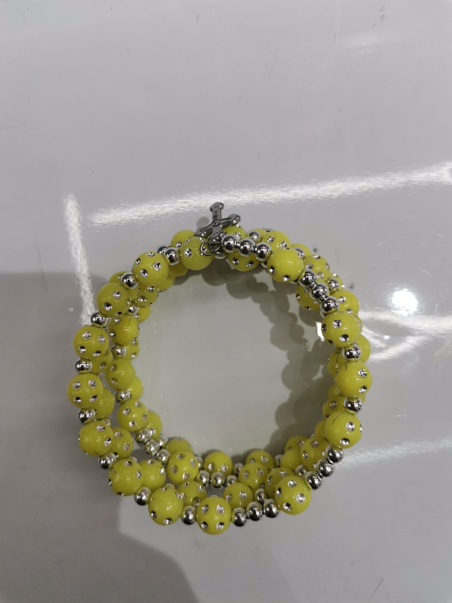 多层钢丝圈手链产品图
