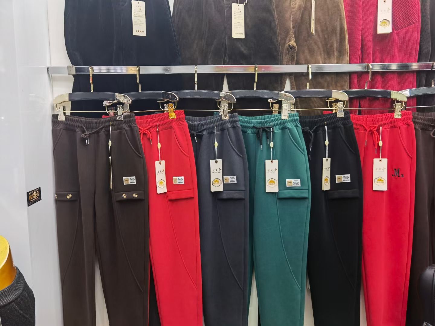 打底裤女裤米舒绒奥丽绒雪尼尔大脚小脚17