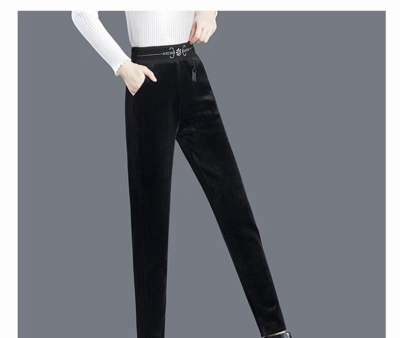 打底裤女裤米舒绒奥丽绒雪尼尔大脚小脚1735