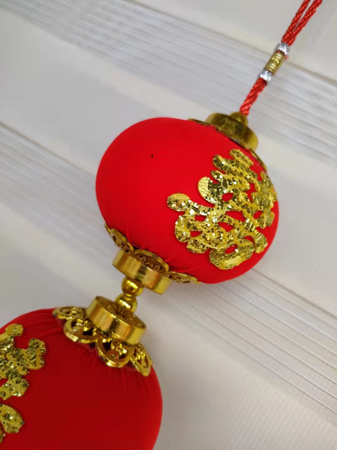 Direct sales from the manufacturer of festive and festival supplies, including 6 series of "Happiness" character lanterns and velvet pendants details Picture