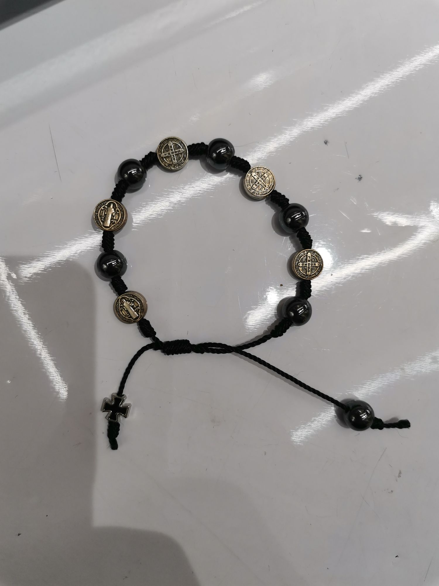 8厘黑胆石手链