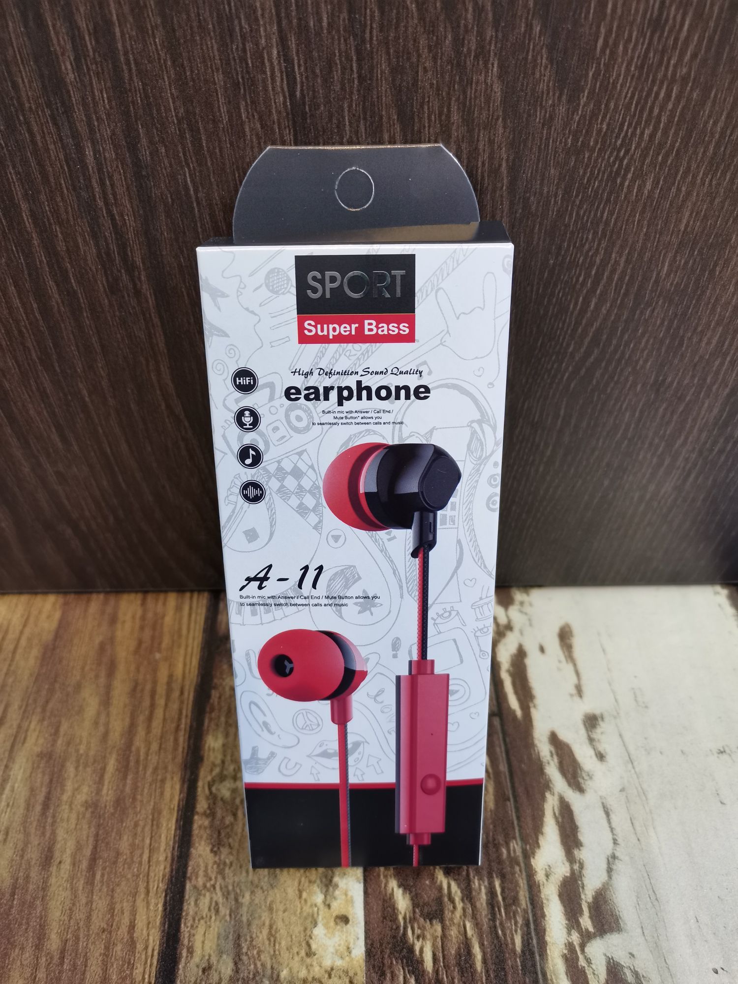Guangdong Suoge Headphones brand A11 mobile phone headphones, in-ear headsets, MP3 earbuds, wired headphones, small headphones, fashionable and creative products Item Picture