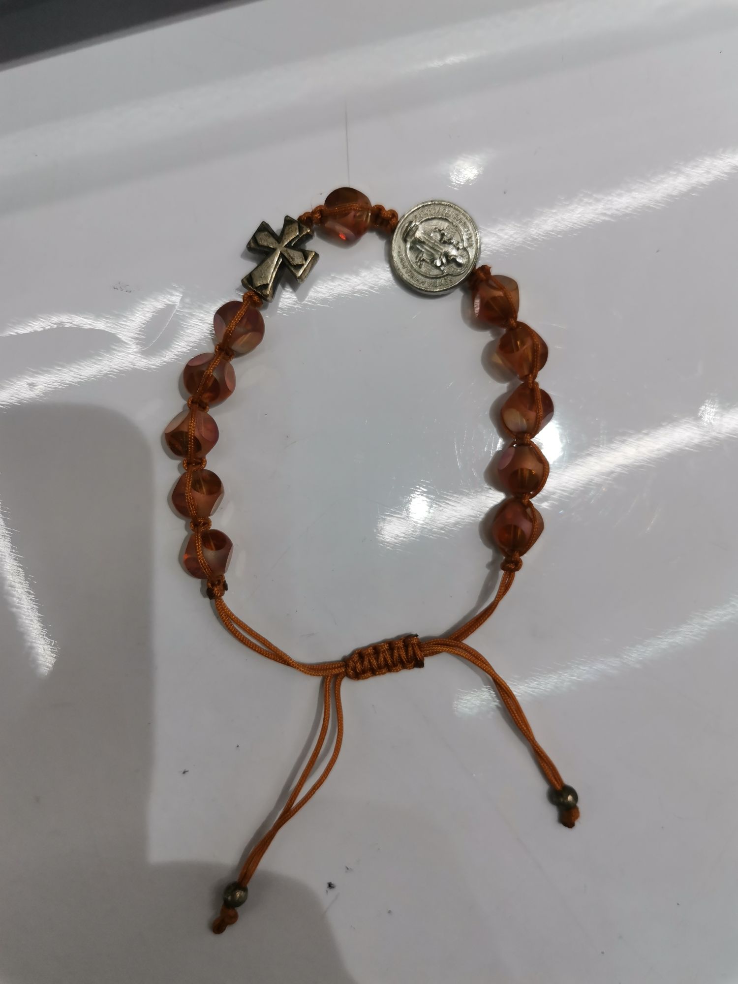 Pulsera de cristal 8 centimes details Picture