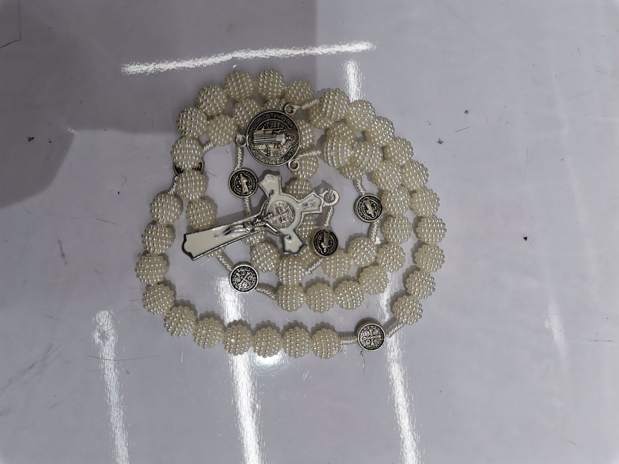 10mm bayberry ball necklace detail image 1