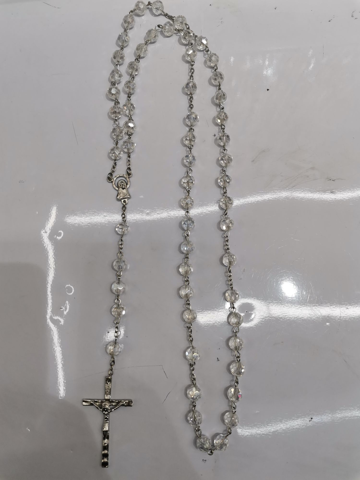 Collar de agujas de cristal de 9 caracteres de 8 centimas
