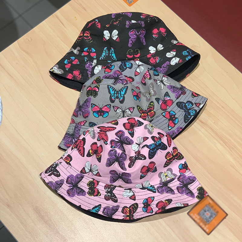 2021 European and American hip-hop personality seven-color fisherman hats for men and women, dazzling cross-border fashion Spring and Autumn dust-proof sun hats Item Picture