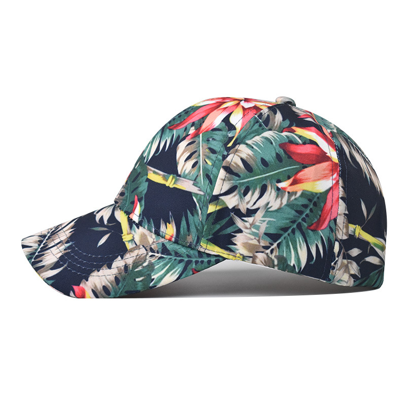 2021 European and American hip-hop personality seven-color tie-dyed baseball caps for men and women, dazzling cross-border fashion spring and autumn dust-proof and sun-proof caps details Picture