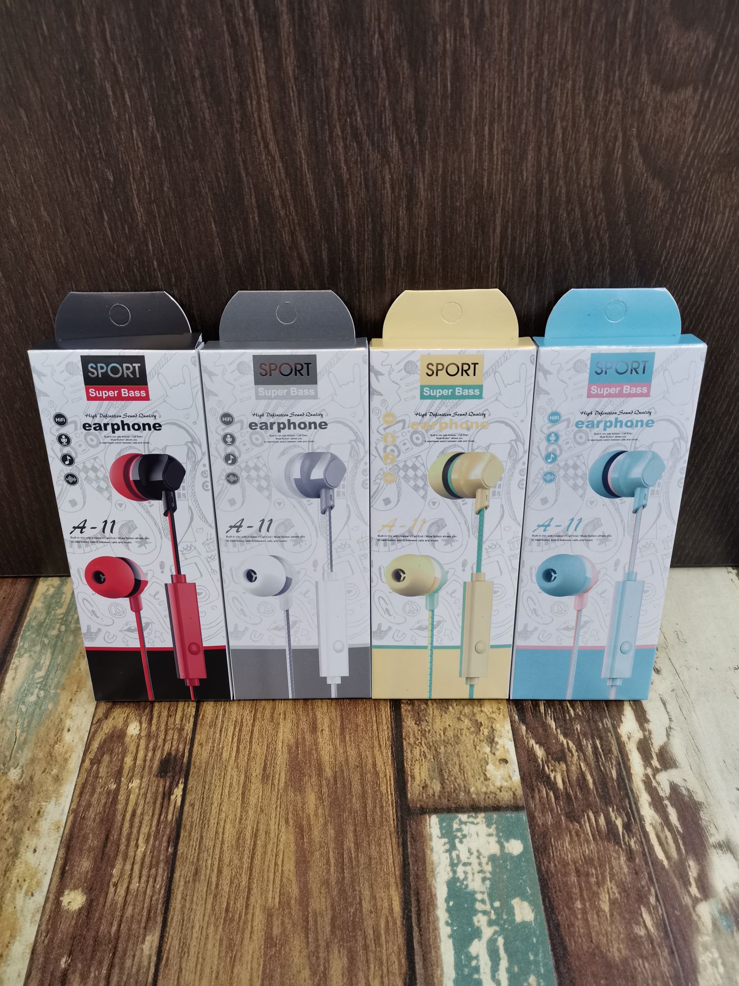 Guangdong Suoge Headphones brand A11 mobile phone headphones, in-ear headsets, MP3 earbuds, wired headphones, small headphones, fashionable and creative products