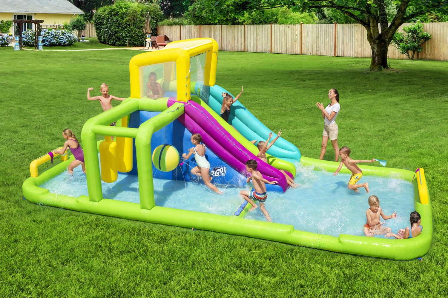 Bes tway53387 Water Play Slide Pool Specification image