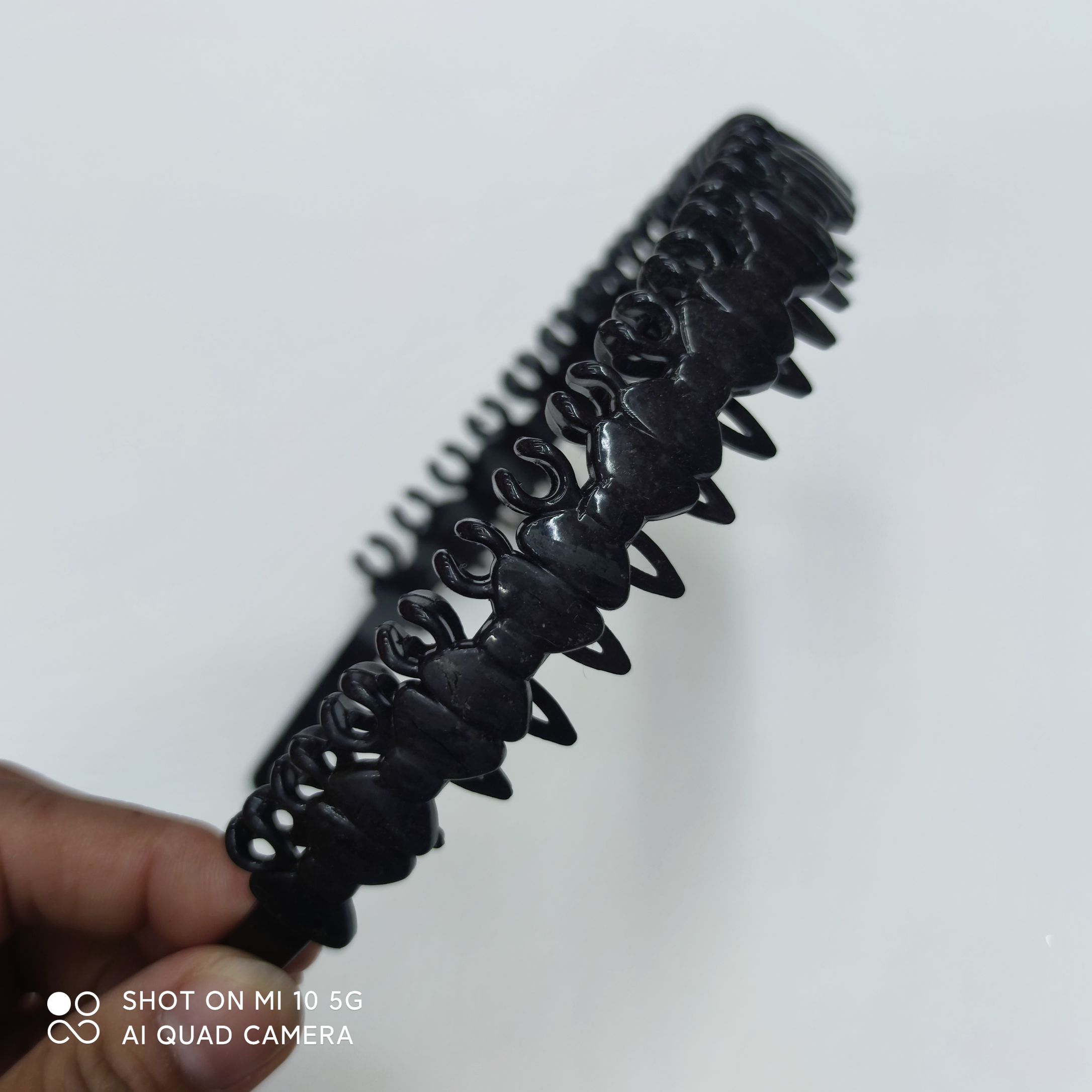 好旺饰品3217领结带齿头扣梳齿成人发箍17