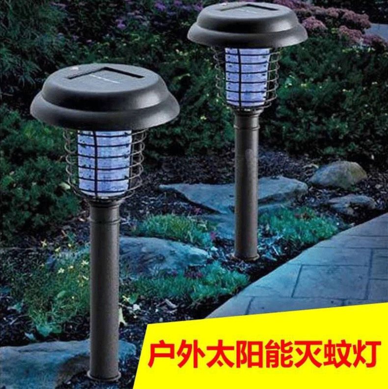 户外防水庭院花园鱼塘别墅养殖场驱蚊灯灭蝇捕捉灭蚊灯直销 详情图1