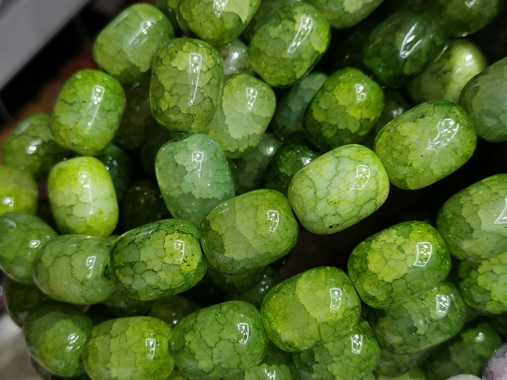 碎花/绿色/枣型细节图