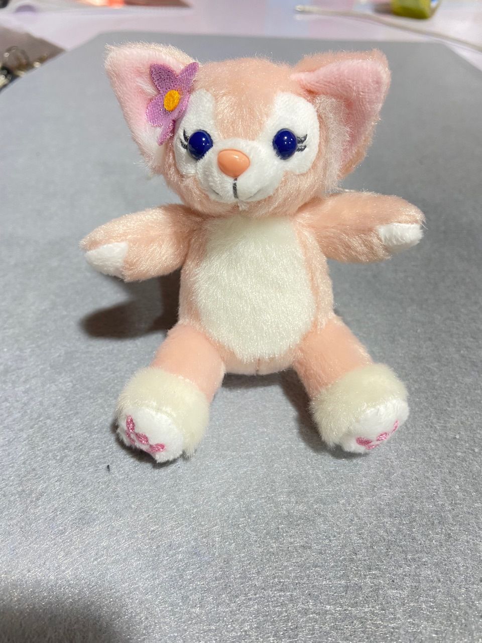 Lina belle peluche colgante de boneca juguete de peluche llavero colgante de dibujos animados colgante de bolsa llavero rebosante cute boneca colgante detail image 10