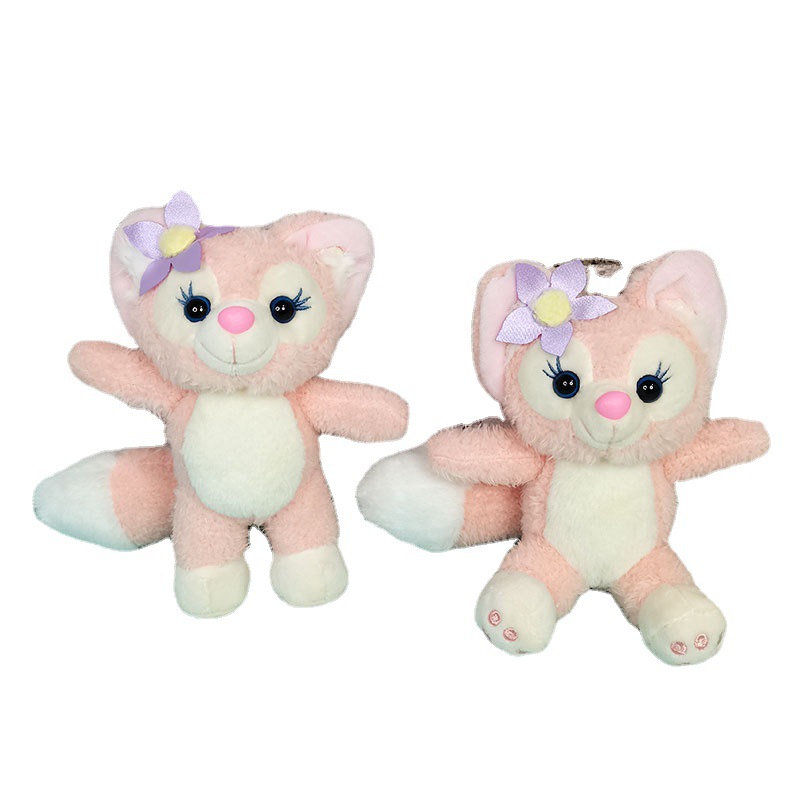 Lina belle peluche colgante de boneca juguete de peluche llavero colgante de dibujos animados colgante de bolsa llavero rebosante cute boneca colgante Item Picture