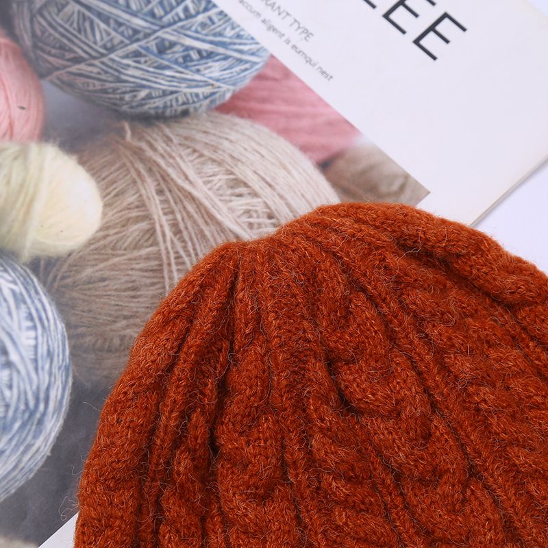 Maomao Hat Industry 2021 New Korean Knitted Hat Women's Woolen Hat More Flower Hat Application Scenario