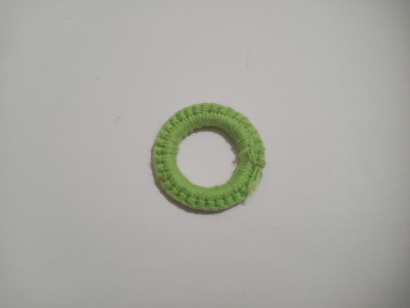 毛线手工钩小圆圈