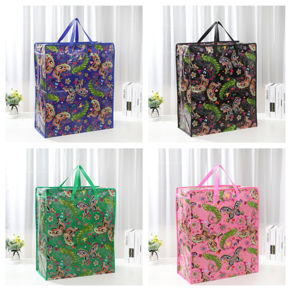 家用立体棉被收纳袋搬家衣服整理打包袋
PP编织加厚旅行手提袋详情图1