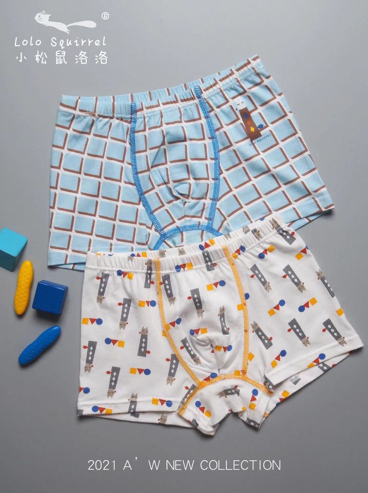 童装婴幼儿标准儿童内裤男童短裤一盒两条
颜色随机详情图3