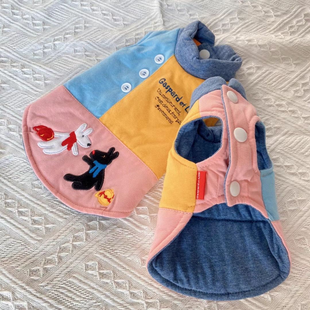 宠物用品！所有尺码均为无袖

开胸按扣，方便穿脱，最爱的一款棉服！详情图5