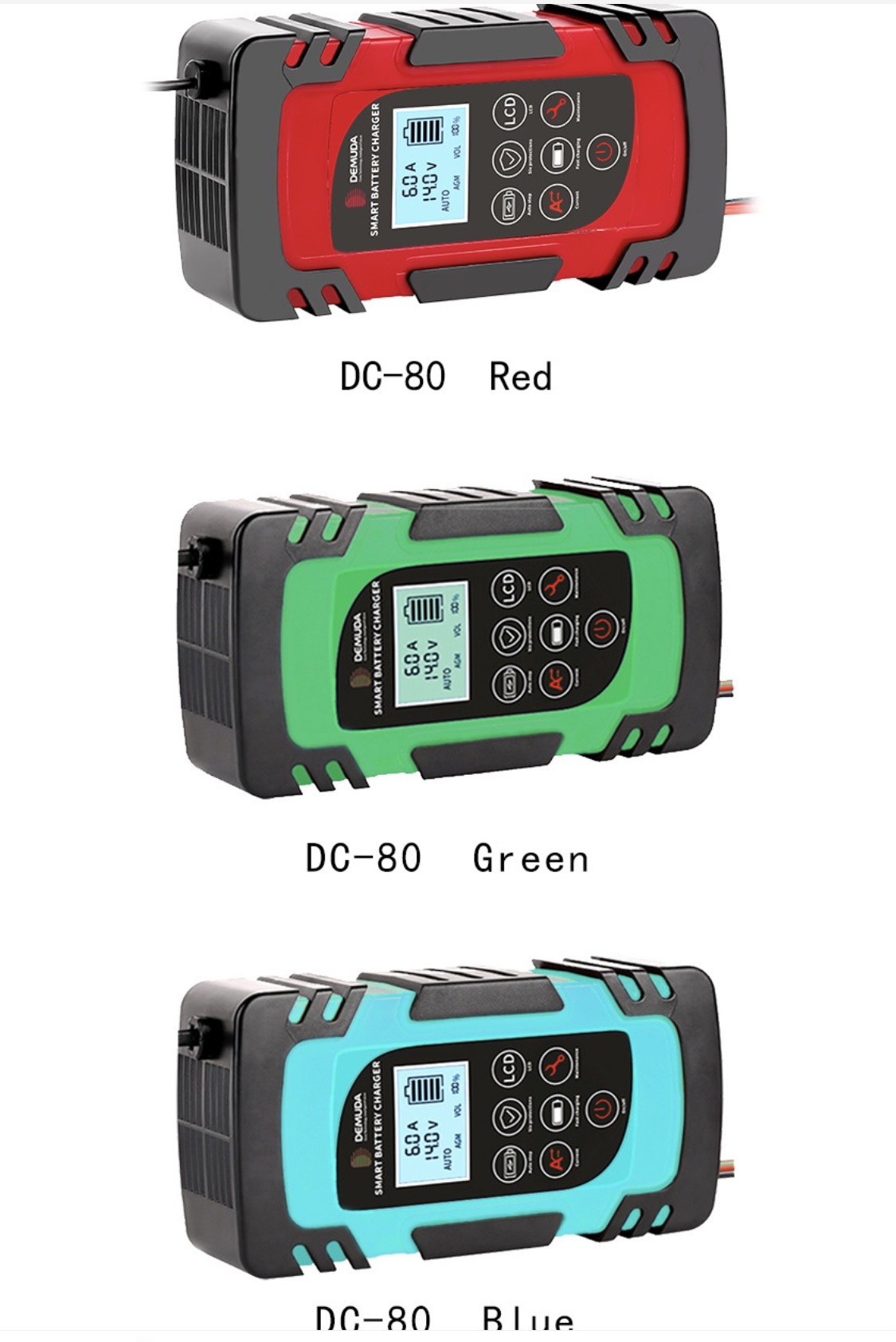 跨境外贸版12V24伏汽车电瓶电池充电器 智能脉冲修复型铅酸蓄电池详情图6