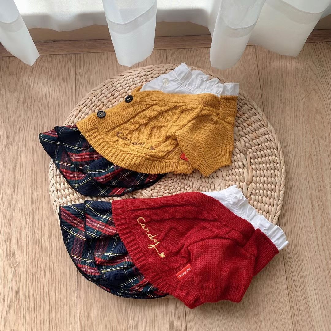 宠物毛衣裙/宠物用品衣服/宠物新款服饰产品图