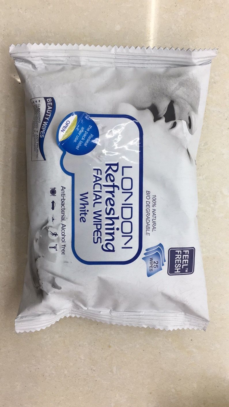 25 English Adult Makeup Remover Wipes Soft Skin Wipes Specification drawing