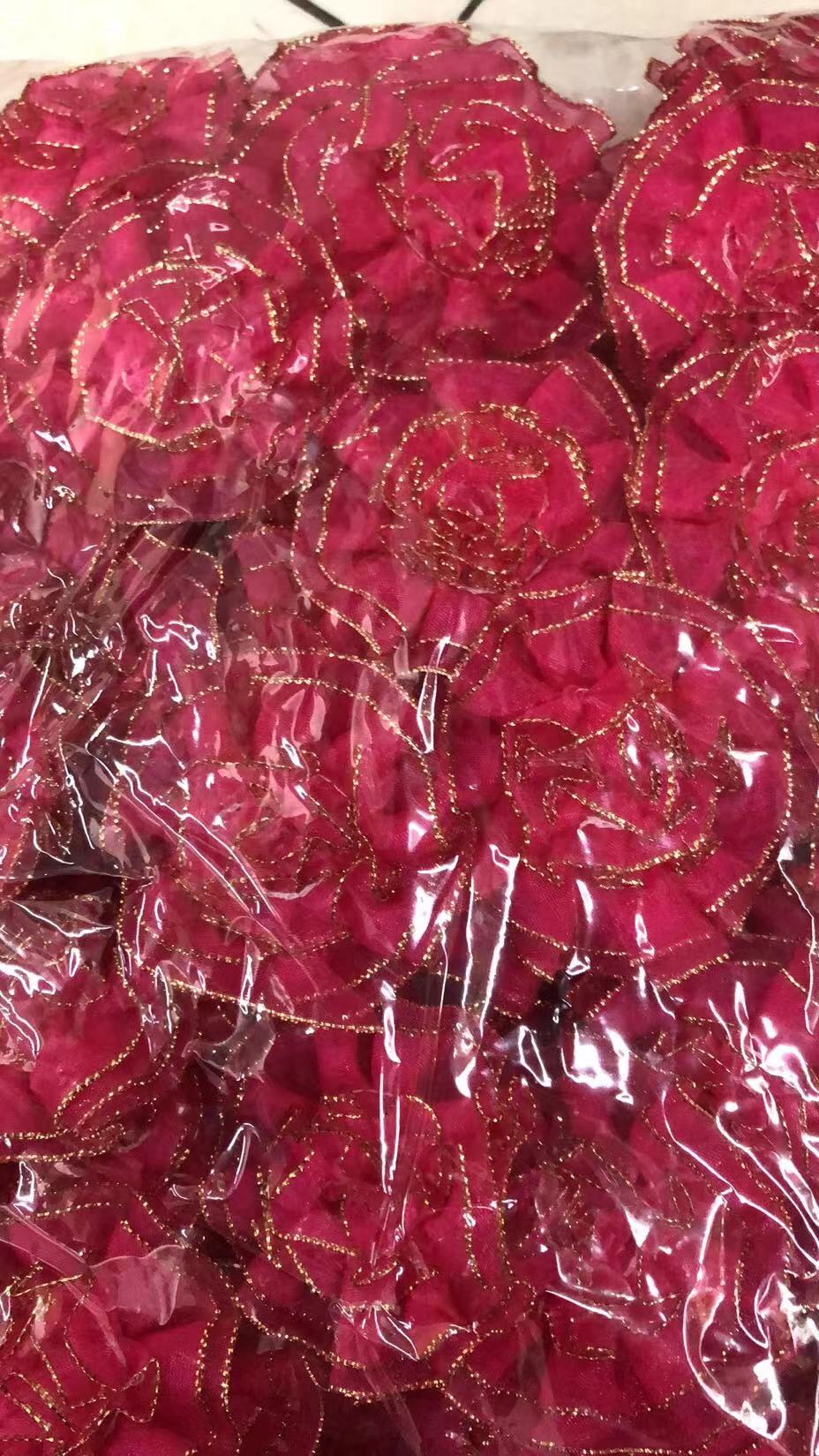 玫红色带金边详情图1