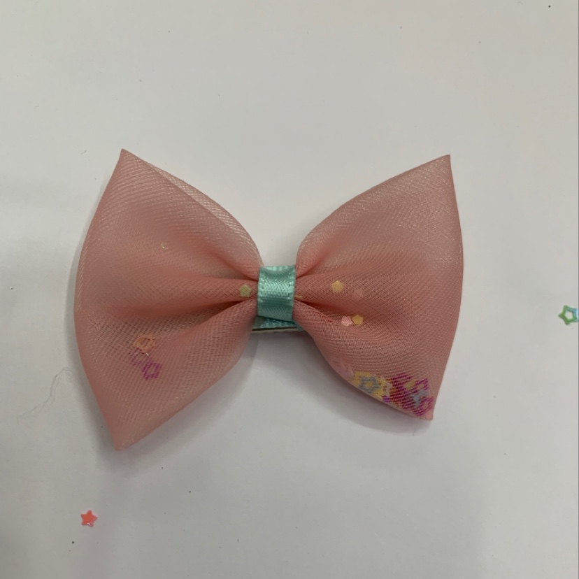 大号满天星儿童头饰蝴蝶结发饰花朵女童韩版可爱公主头花饰品