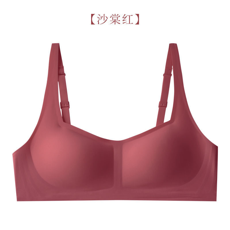 纯棉内衣女高中学生韩版无钢圈ab杯文胸罩小薄款聚拢防下垂夏20