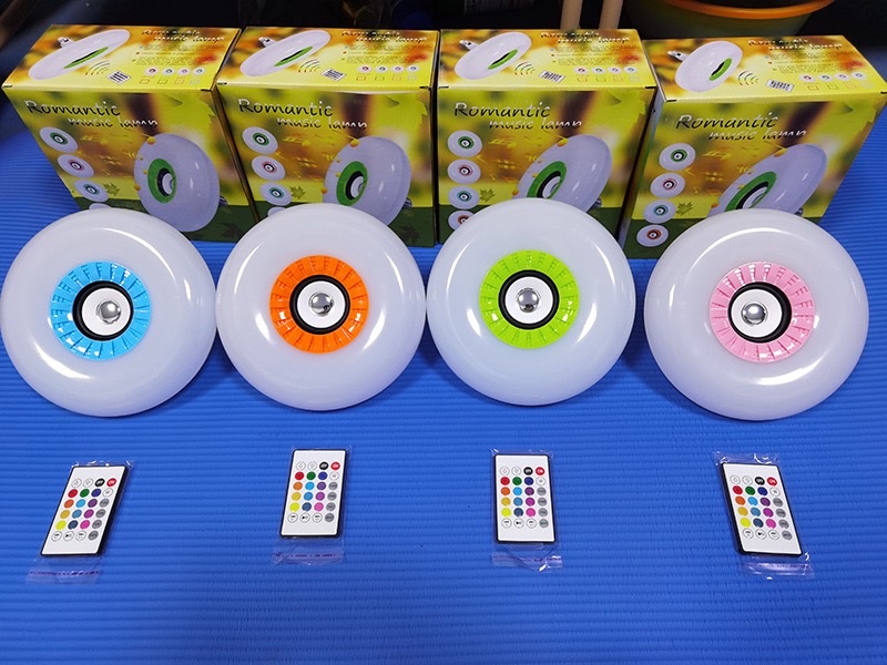New Bluetooth music bulb, plump round Bluetooth music bulb, 48W Bluetooth lamp, LED Bluetooth music bulb detail image 7