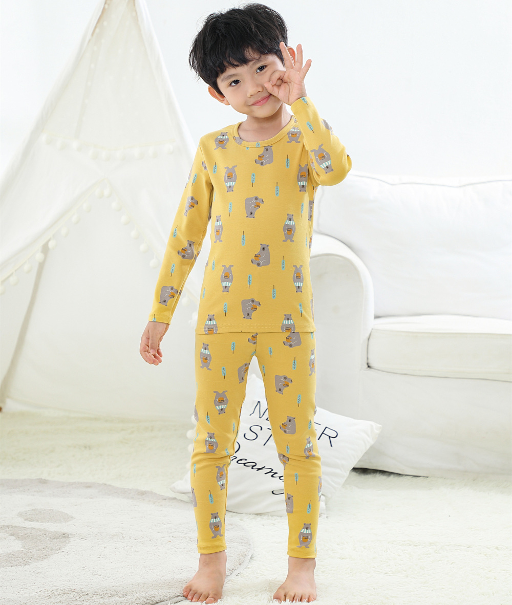 童内衣套装实物图