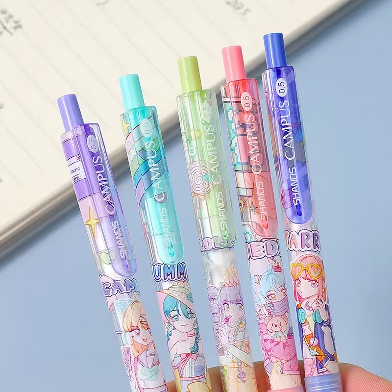 卡通按动中性笔产品图