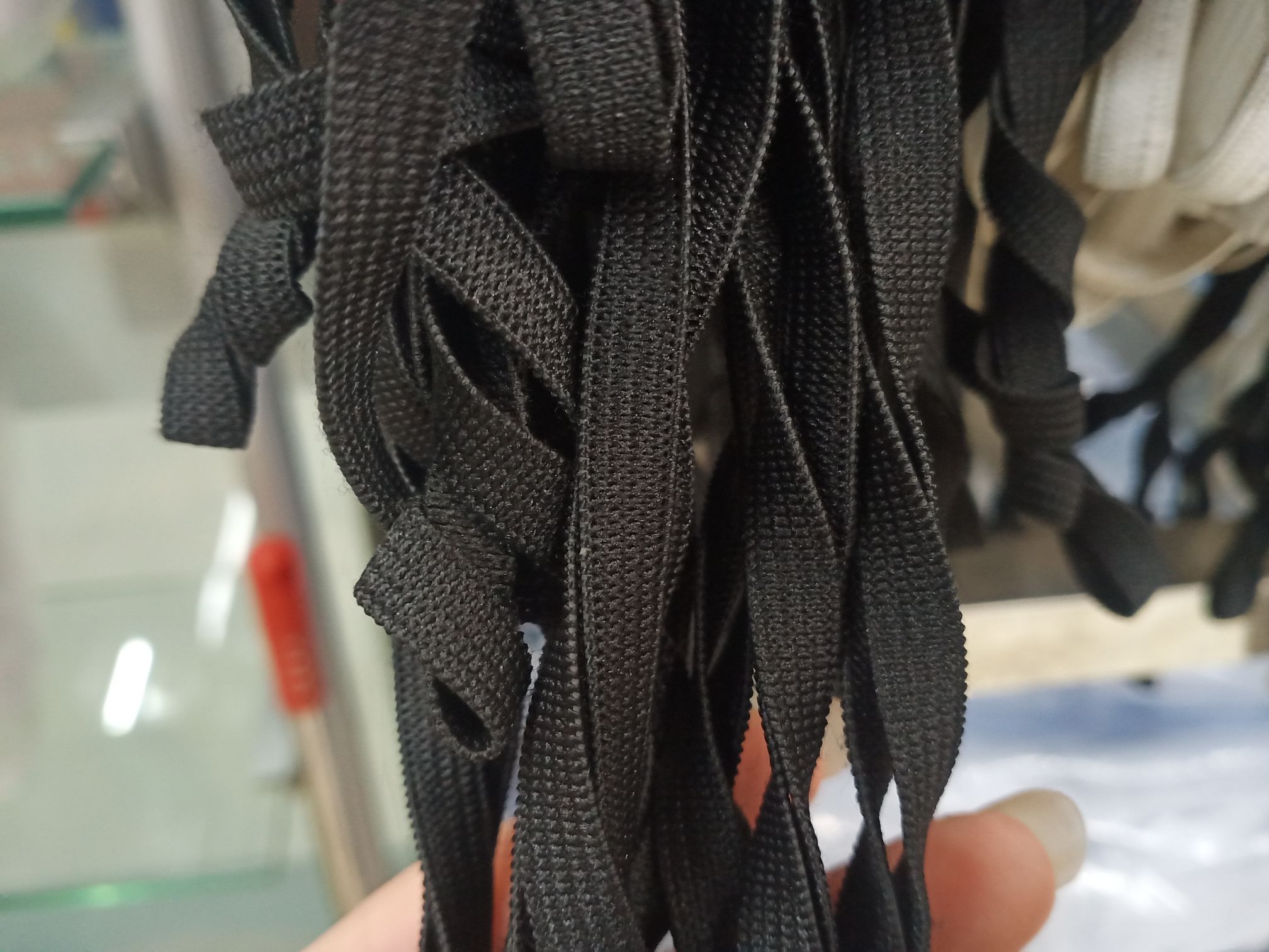 黑色松紧带1cm厂家直销松紧带批发服装服饰配件织带松紧带