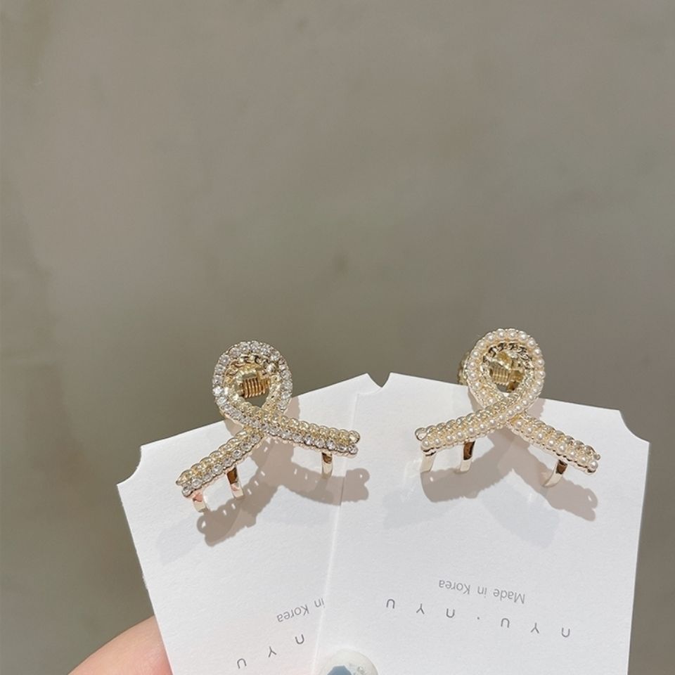 Small Clip Headdress Side Clip Female Summer Internet Celebrity New Bangs Clip Small Grab Clip Shark Clip Clip Hairpin Side Clip full figure