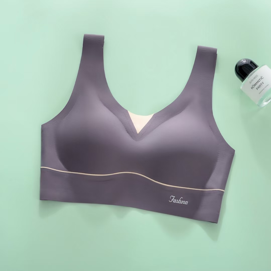 内衣女士性感胸罩聚拢收副乳瑜伽运动美背舒适无痕法式文胸