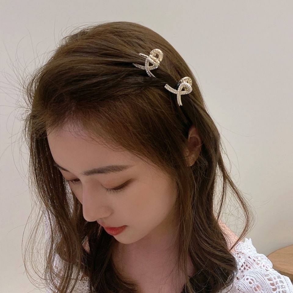Small Clip Headdress Side Clip Female Summer Internet Celebrity New Bangs Clip Small Grab Clip Shark Clip Clip Hairpin Side Clip undefined