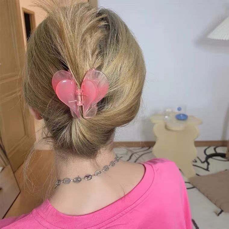 网红同款韩式蝴蝶大爪夹美发夹发型配饰