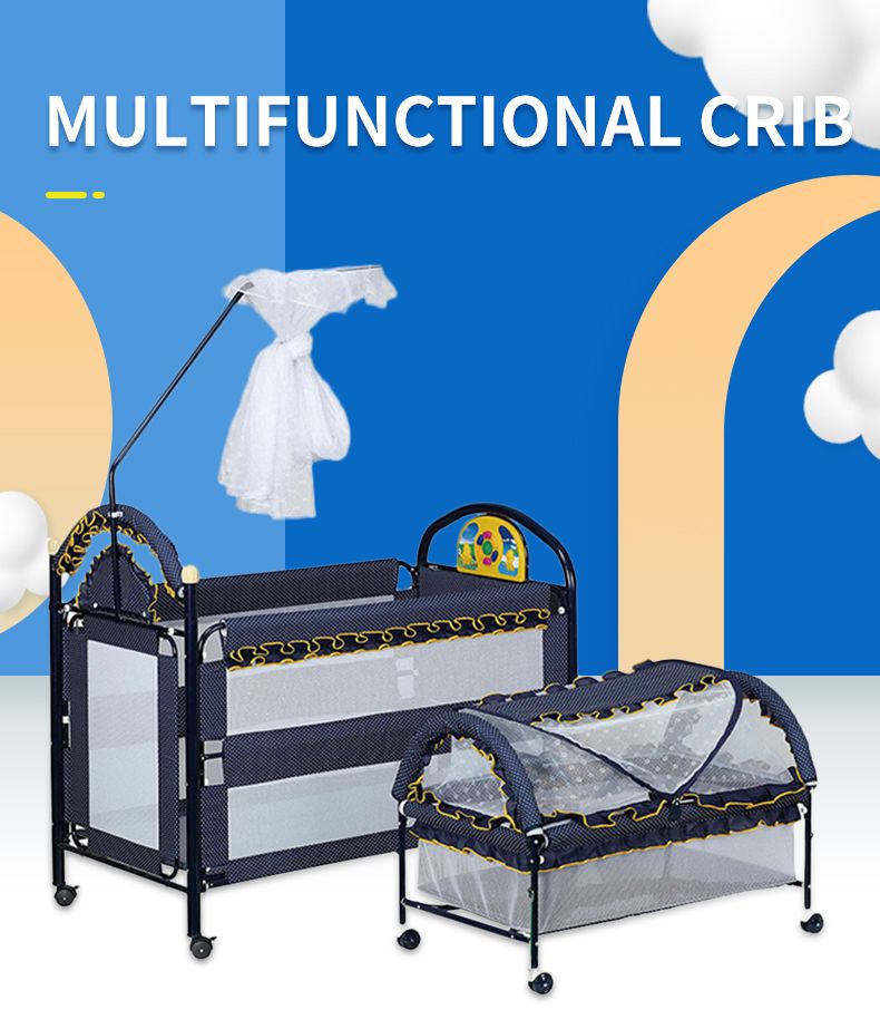 婴儿铁床可移动可加长铁床可拼接大床婴儿床详情图1