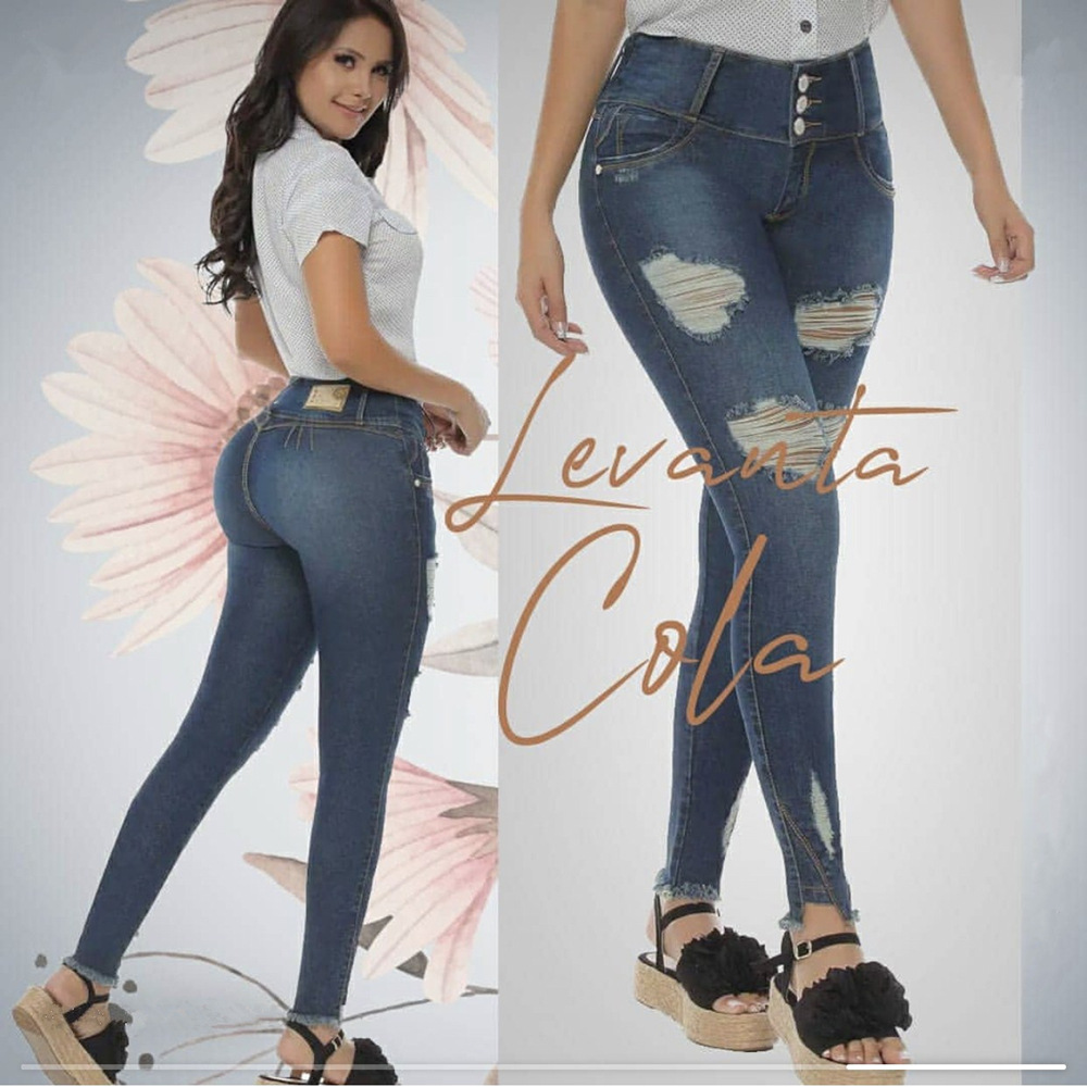 2022 new style ripped jeans detail image 3