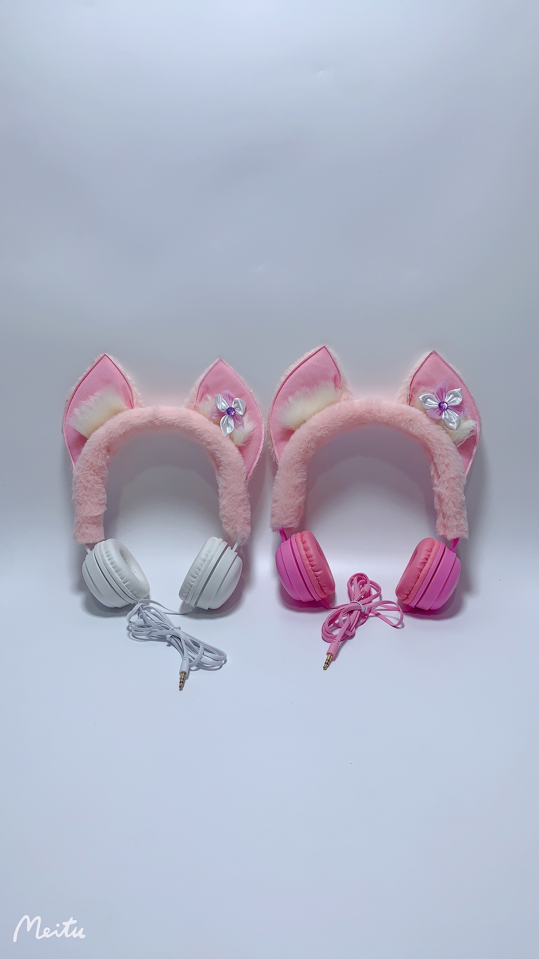 头戴式学生儿童卡通网红毛绒耳机详情图2