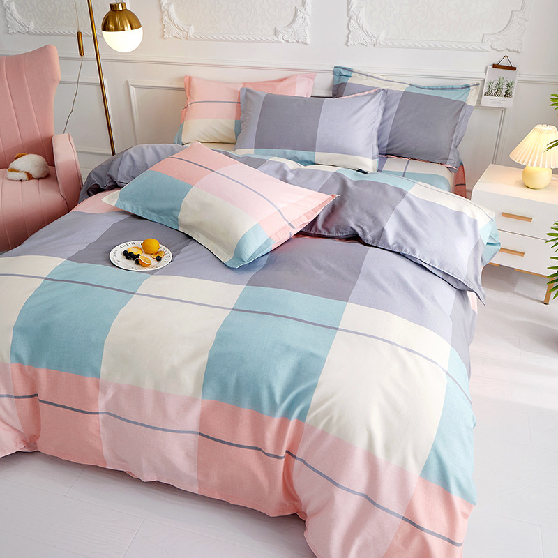 纯棉四件套全棉被套床单厂家批发套件学生宿舍