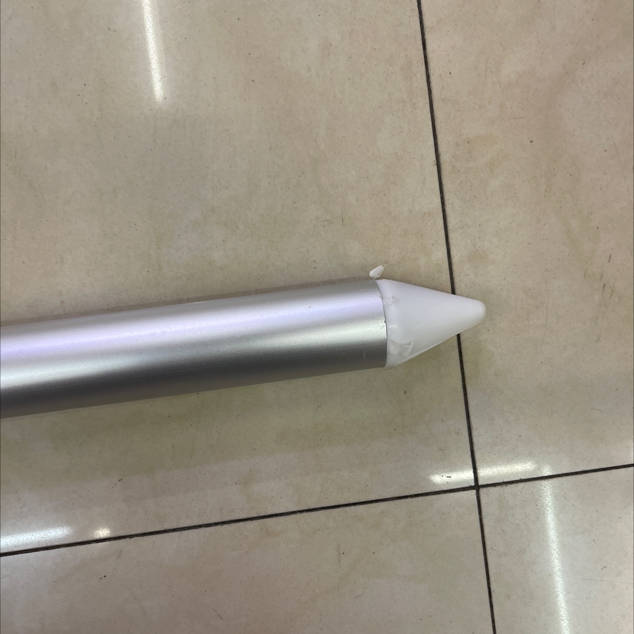 高档太阳伞铝下杆细节图