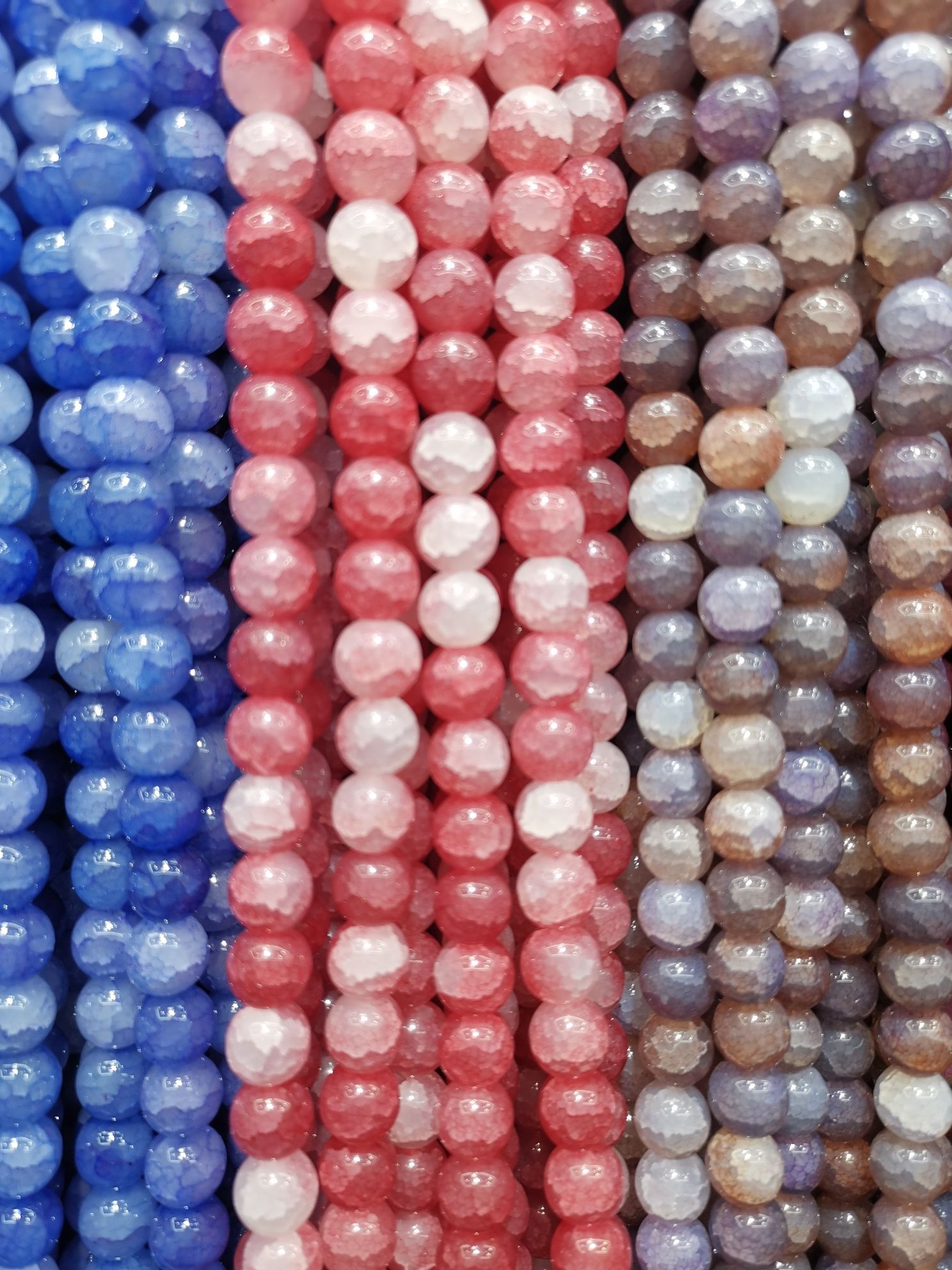 嘉伊10mm碎花本色圆珠详情图4